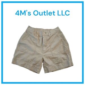 Women Linen Summer Shorts High Waisted Loose-fit Casual Shorts with Pockets